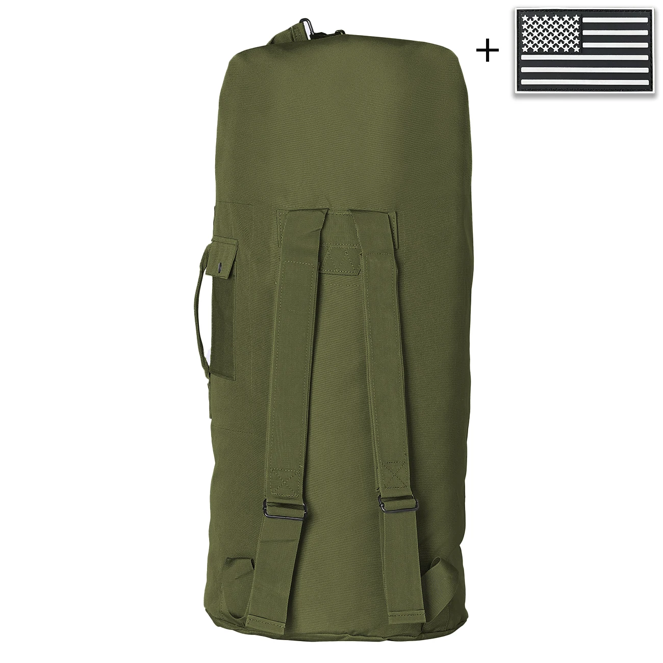 Large capacity buckle closure design luggage bag, paired with reinforced webbing handle for stronger load-bearing capacity