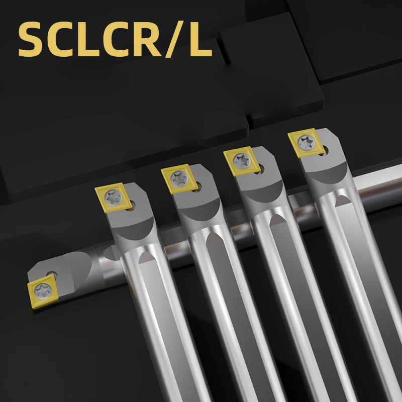 SCLCR Carburo di Tungsteno Acciaio Anti-vibrazione Tornio Noioso Bar C08 C10K C10M C12M C14N C16Q C20R Filettatura Interna Piccolo Strumento Noioso