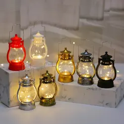 Lanterna Vintage Design retrò lampada a sospensione a LED a batteria decorativa per la casa vacanze regali di natale decorazioni per la casa