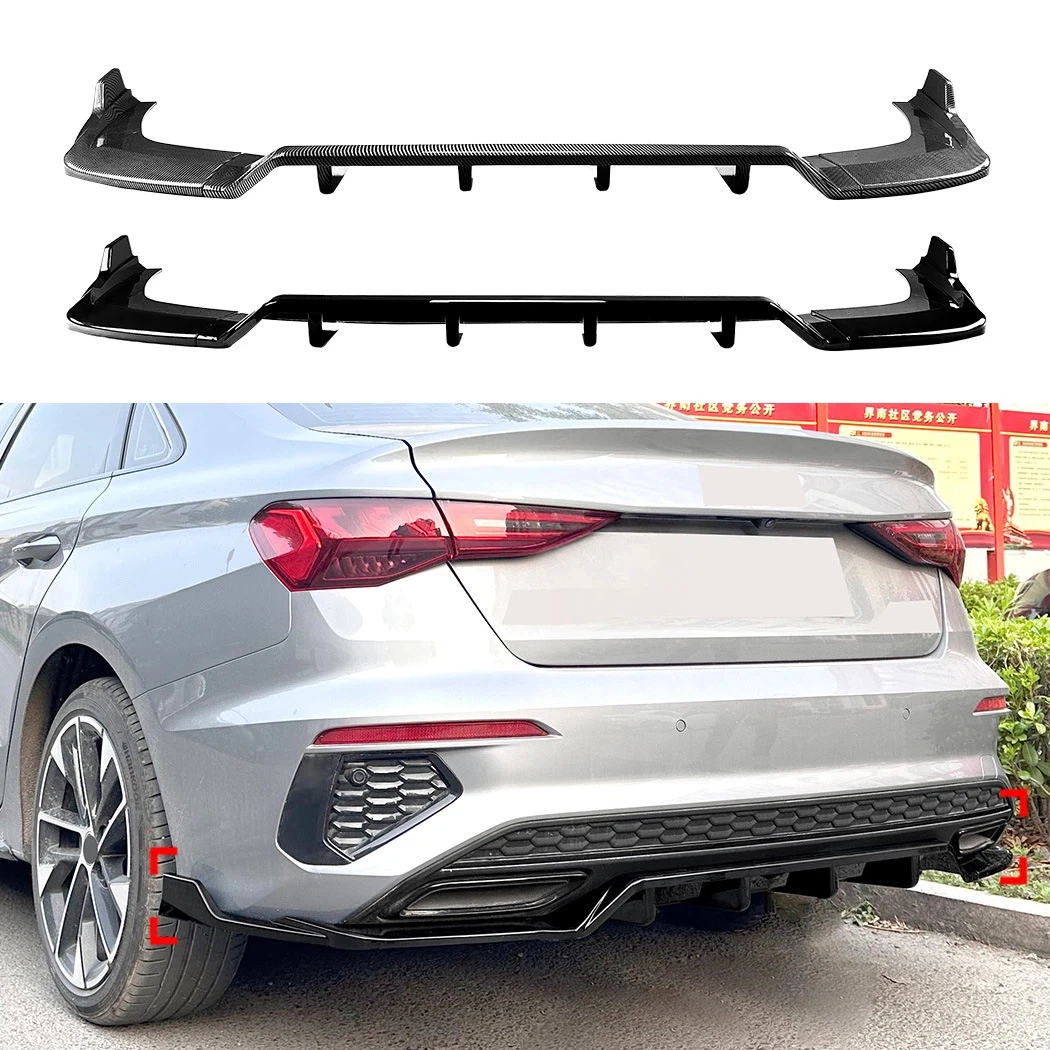 

It Is Suitable for the Early Sline 2020+ Sedan Version of the Audi A3 8Y, and the Rear Lip Corner Spoiler Modification