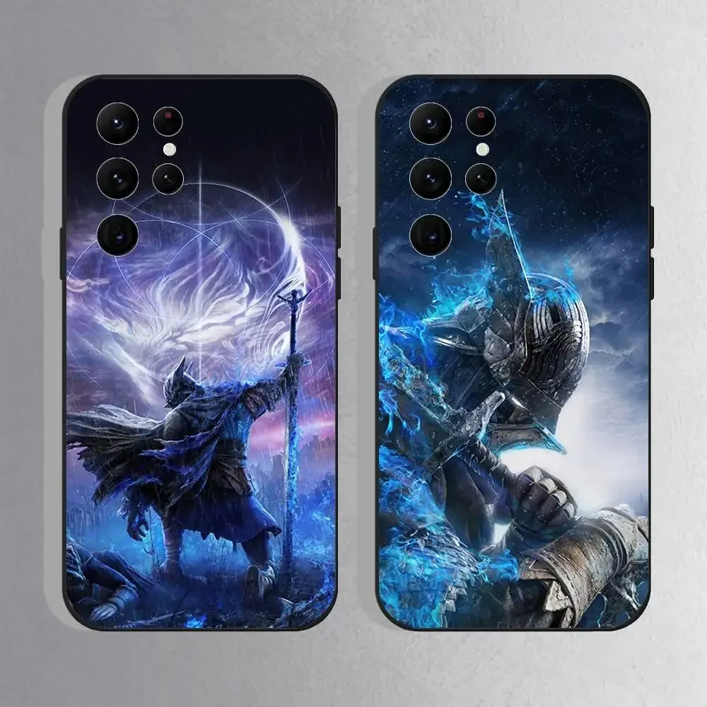 Game Nightreign Erdtree Phone Case For Samsung S10,S21,FE,S21 ,S26,S25,S24,S23,Ultra,S9,S22,Plus Black Shockproof Silicone Sof