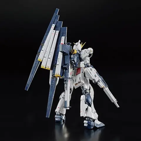 RG 1/144 Nu Rx-93 Titanium Alloy Plated Version Assembly Model Kit Action Figures With Twin Fin Funnels Trendy Toy Surprise Gift