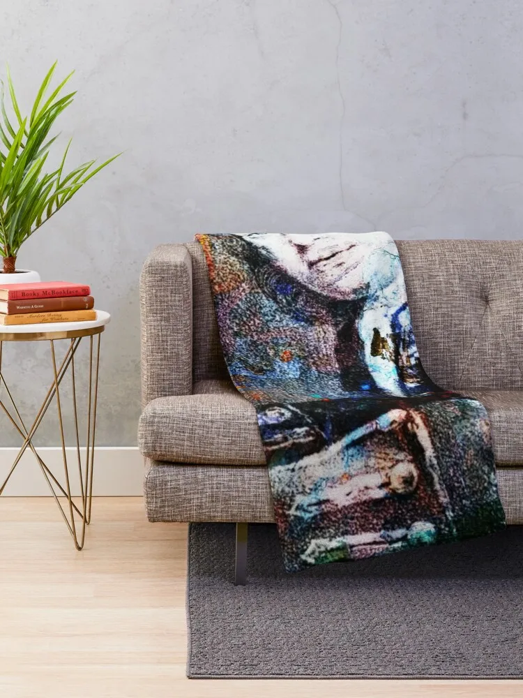 Bach Composer Musician Collage Portrait  Throw Blanket Decorative Beds Luxury St Blankets