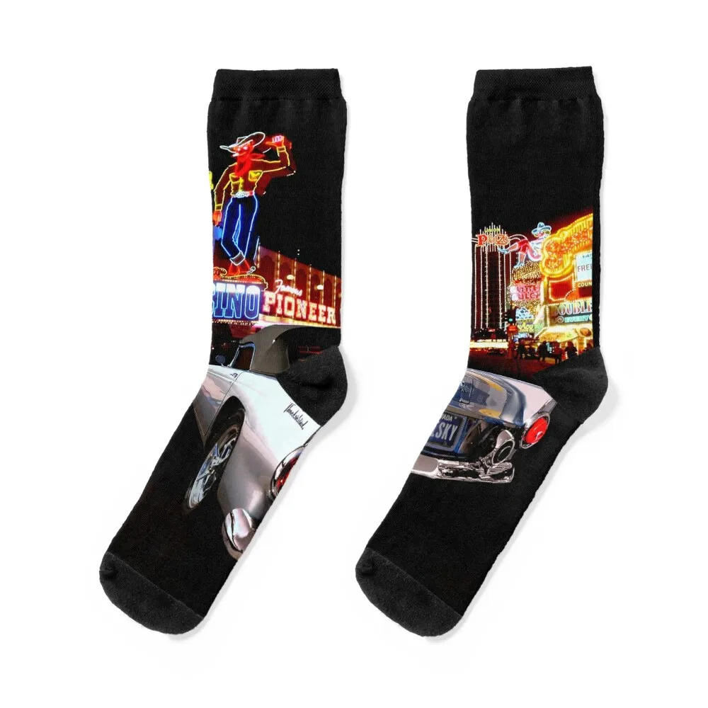 1955 Ford Thunderbird Las Vegas Socks funny gifts gifts Socks Woman Men's