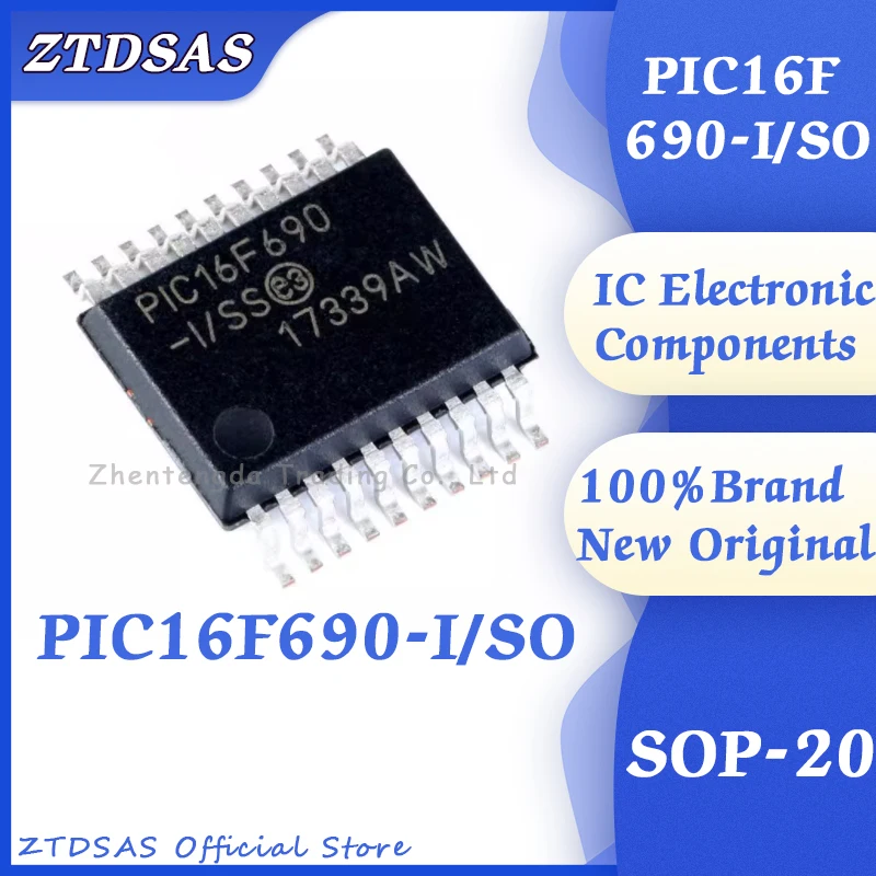 

PIC16F690-I/SO PIC16F690-I PIC16F690 PIC16F PIC16 PIC IC MCU Chip SOP-20