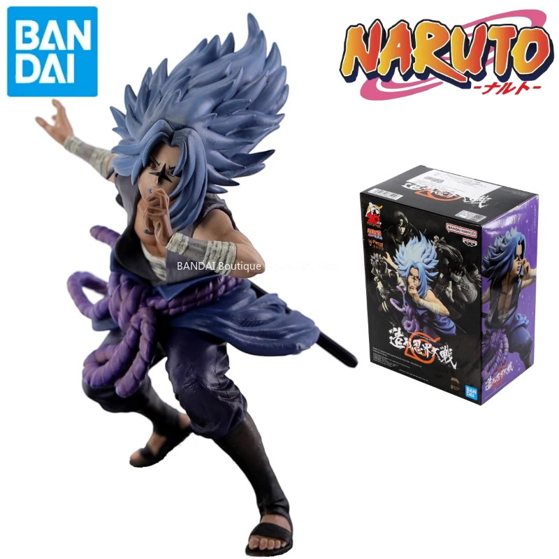 

Brand New Spot Bandai Glasses Factory FIGURE COLOSSEUM Series Model Ninja War Sasuke Uchiha Action Figure Collection Gift