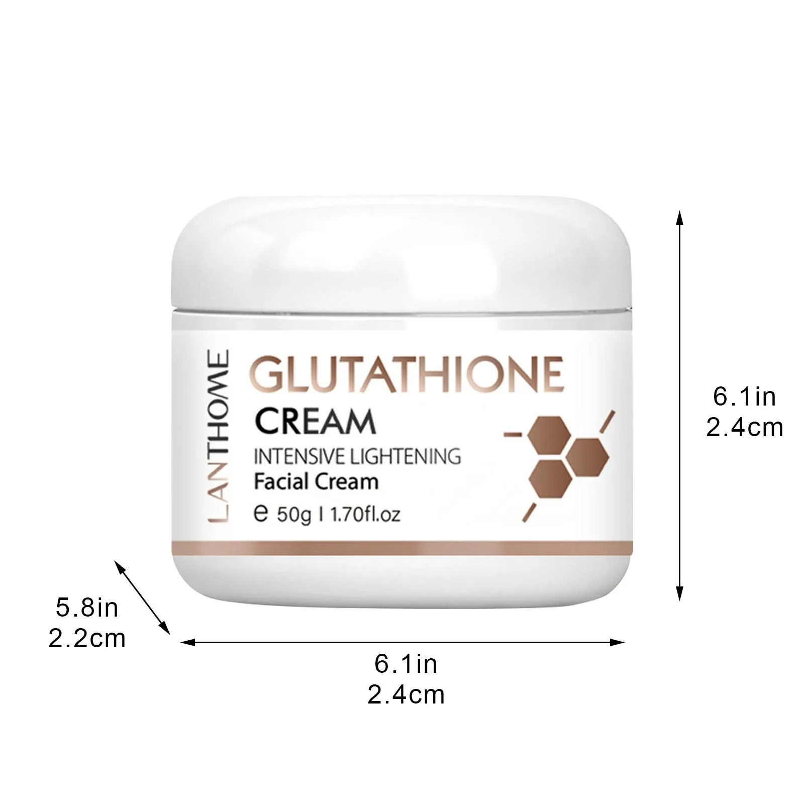 Glutathione Comprime Brightening Creams Brightens And Nourishes Dark Spots 50ml