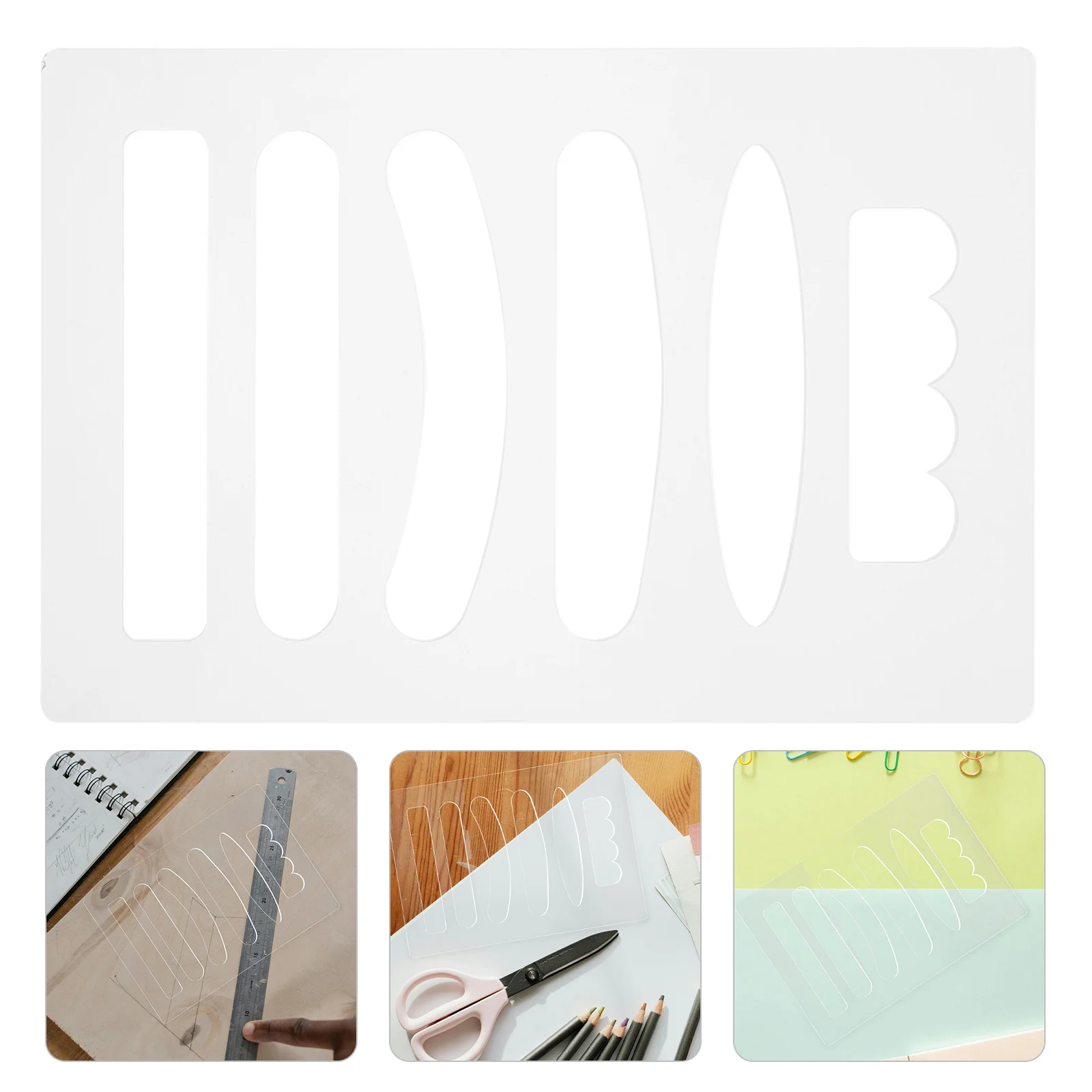 

Acrylic Charcuterie Board Handle Template Transparent Routing Jig for Woodworking Craft Ideal for Cutting Boards and Serving