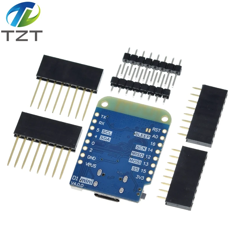 WeMos D1 Mini Pro V3.0 NodeMcu TZT 4 MB/16 MB Bytes Lua WIFI Internet of Things Entwicklungsboard basierend auf ESP8266 CH340G Nodemcu V2 – Detail 32