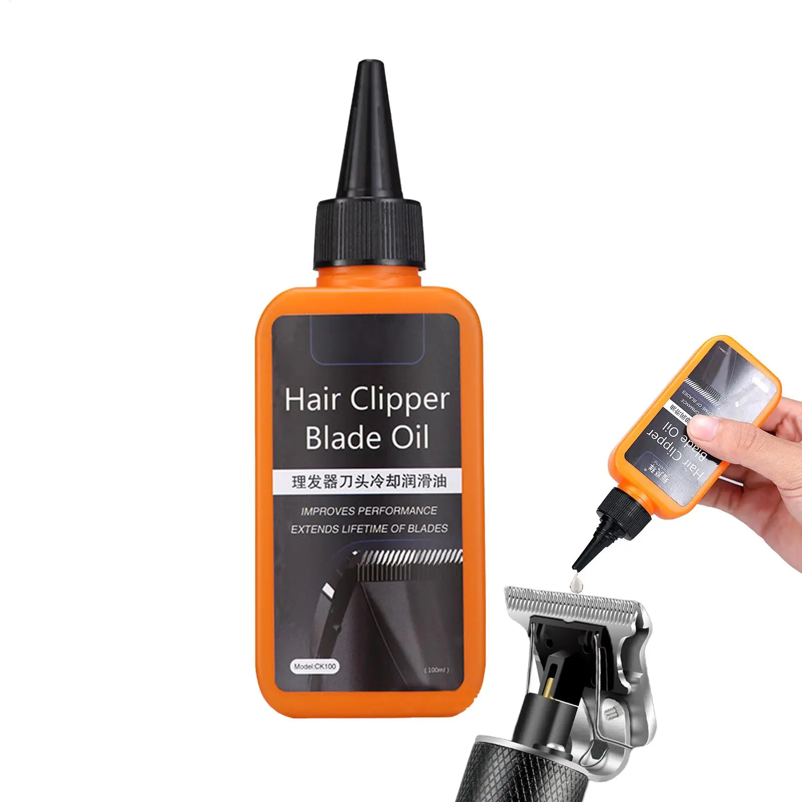 100ml Hair Trimmer Blade Oil Electric Clipper Shaver Maintenance Oil Lubricant Prevent Rusting Sewing Hair Salon Clipper Oil