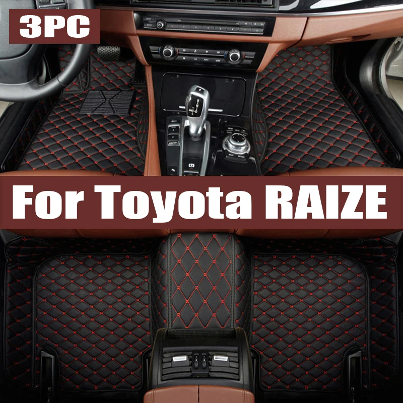 

For Toyota RAIZE 2021-2023 RHD LHD Auto Car Floor Mats All-Weather TPE Foot Mats Odorless Pad Waterproof Tray Mat trunk mat