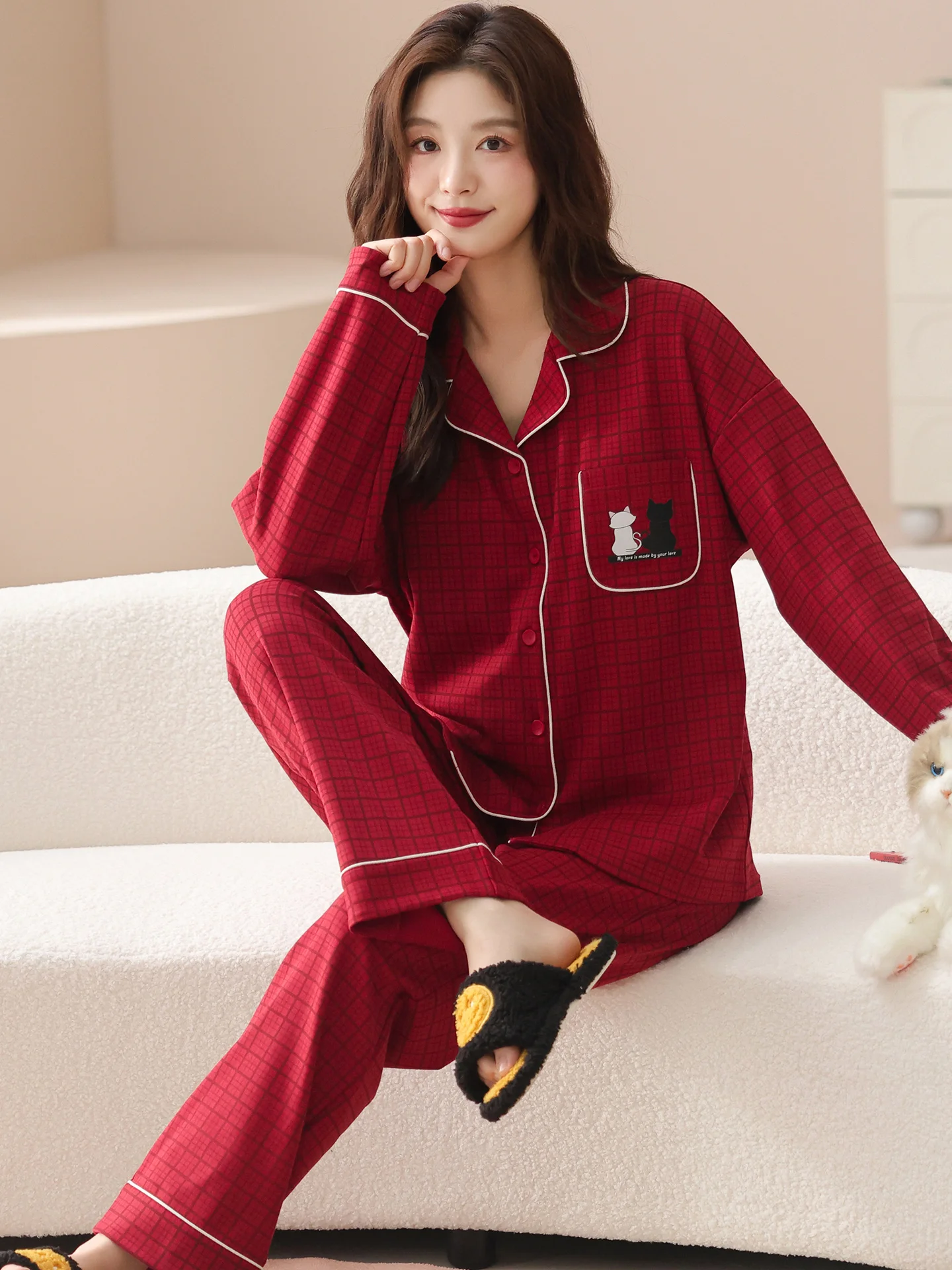 abbigliamento-da-notte-in-puro-cotone-da-donna-primavera-autunno-manica-lunga-abbigliamento-per-la-casa-festa-di-matrimonio-camicia-da-notte-da-donna-di-colore-rosso