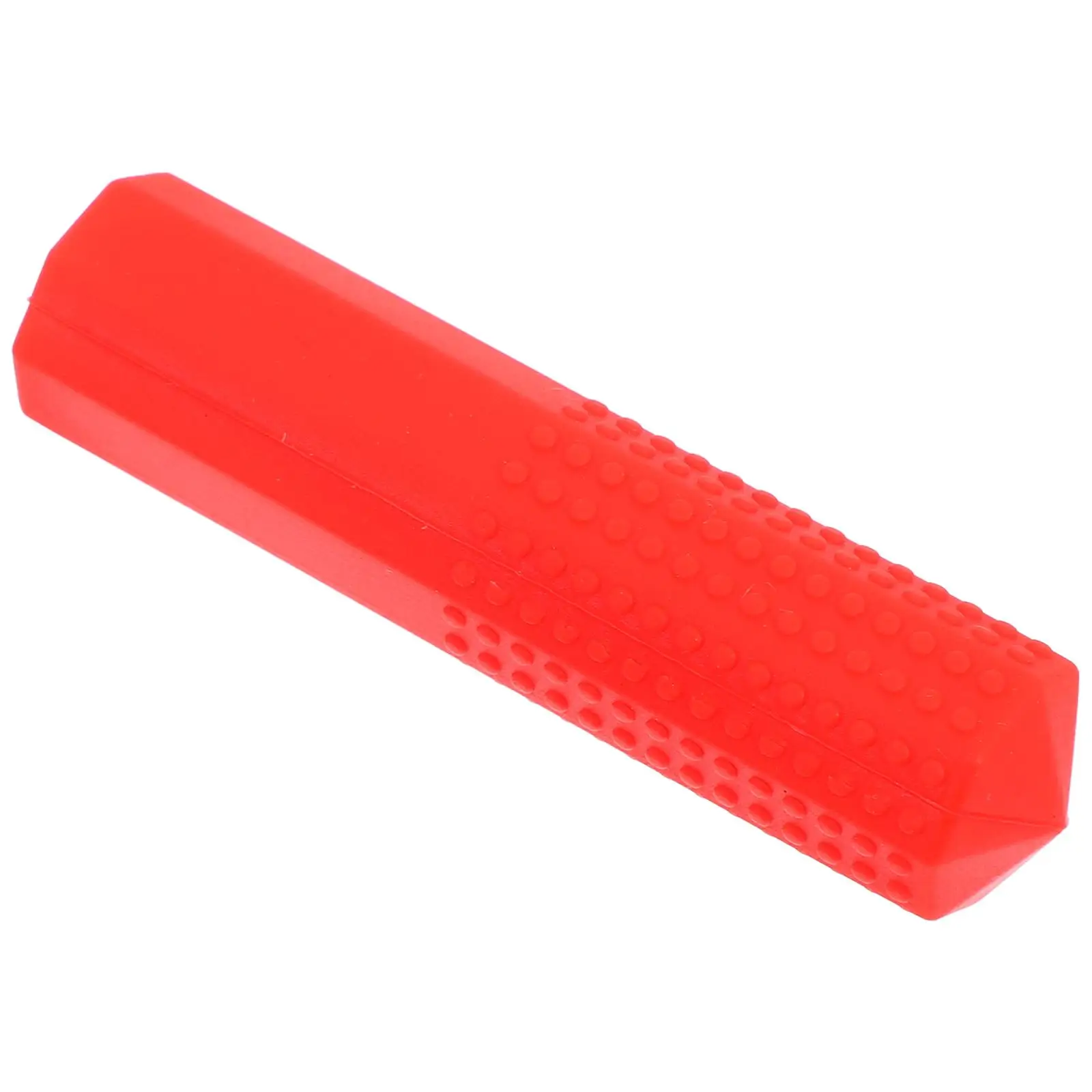 1Pcs Pencil Cap Sensory Chew Toys Bright Colors Soft Silicone Chewable Versatile Use Longlasting Red Tip
