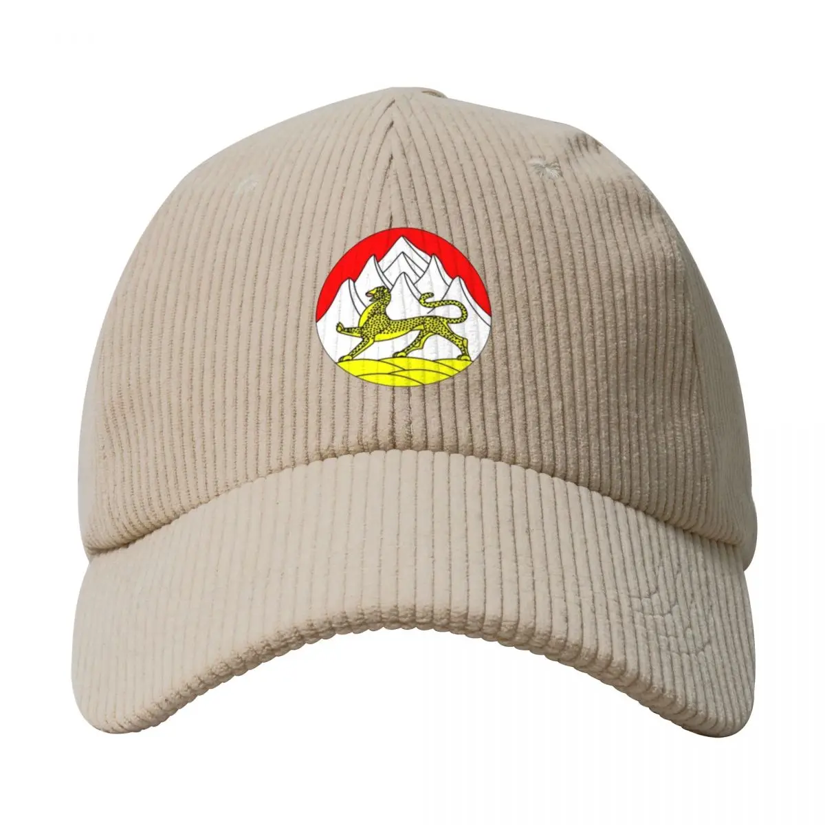 National Emblem Of The Republic Of North Ossetia Baseball Cap Fashion Snapback Hat Vintage Visor Casual Cap Hat