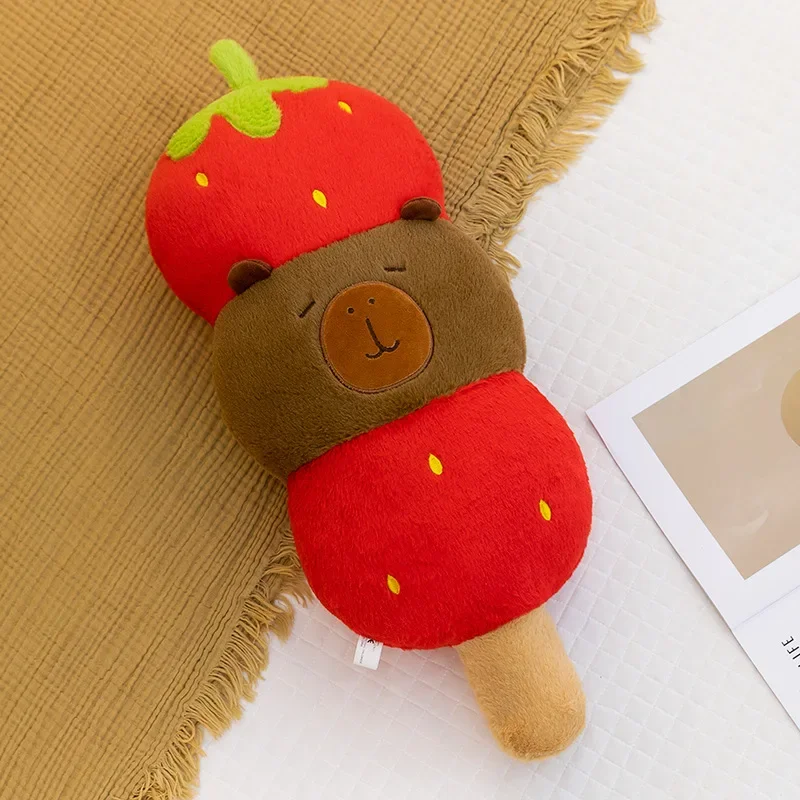 Jouets en peluche série Capybara créative Kawaii 60-80cm, animaux en peluche de dessin animé, ornement d'intérieur doux pour oreillers pour enfants, nouvelle collection