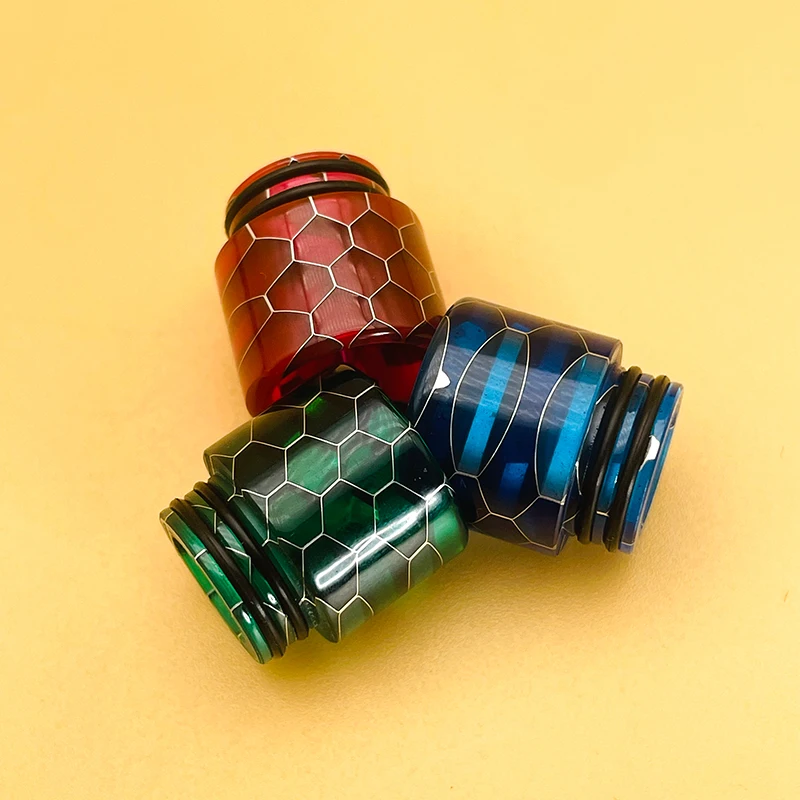 DSX Snakeskin راتنجات الايبوكسي أطراف فم بالتنقيط ، قطعة فم ، TFV8 ، TFV12 ، خزان الأمير ، كيلين ، RTA ، ملحقات الخزان #4