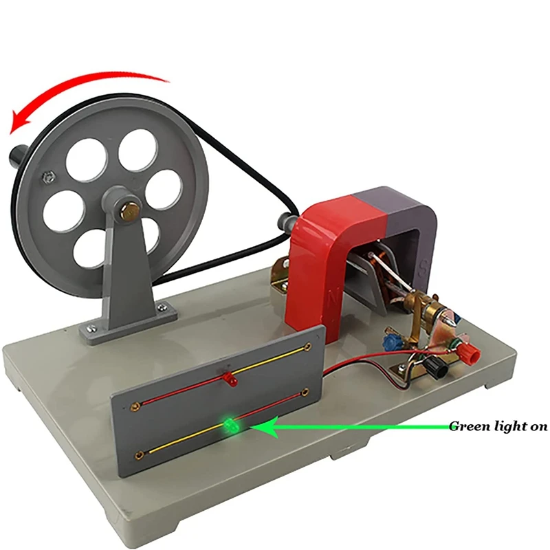 Hand AC And DC Crank Generator Model, Demonstration Motor Generator Activity Model,Device Experimental Equipment