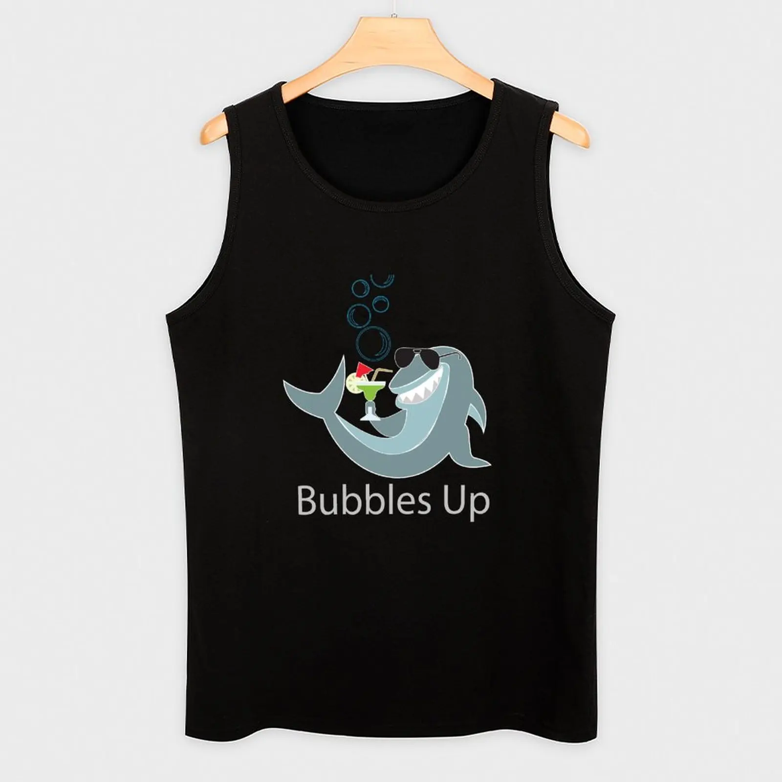 Bubbles Up Margarita Shark Tank Top Active Tank Top Lightweight Workout Gym Sleeveless view 3