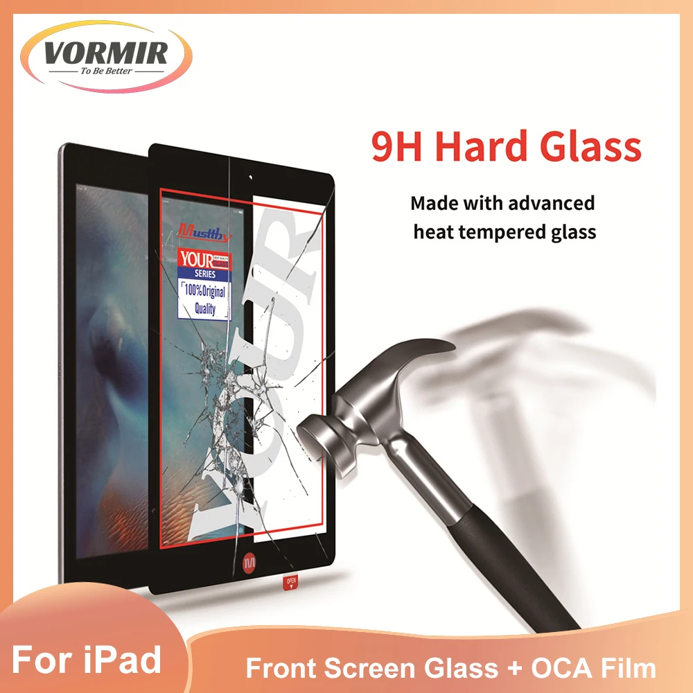 Musttby YOUR Series 5pcs OEM Outer Lens Glass With OCA Film Replacement For iPad Pro9.7 Pro10.5 Pro11 Pro12.9 Front Panel Repair