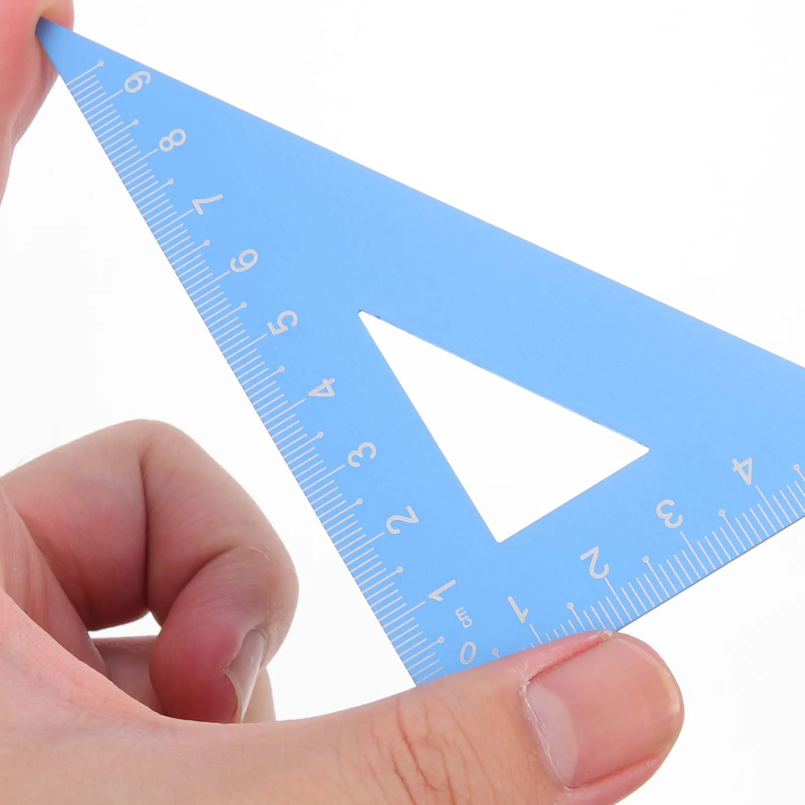 4Pcs Metal Ruler Set for Students Portable Lightweight Math Drawing Tools Students Stationery Set,measurement Ruler