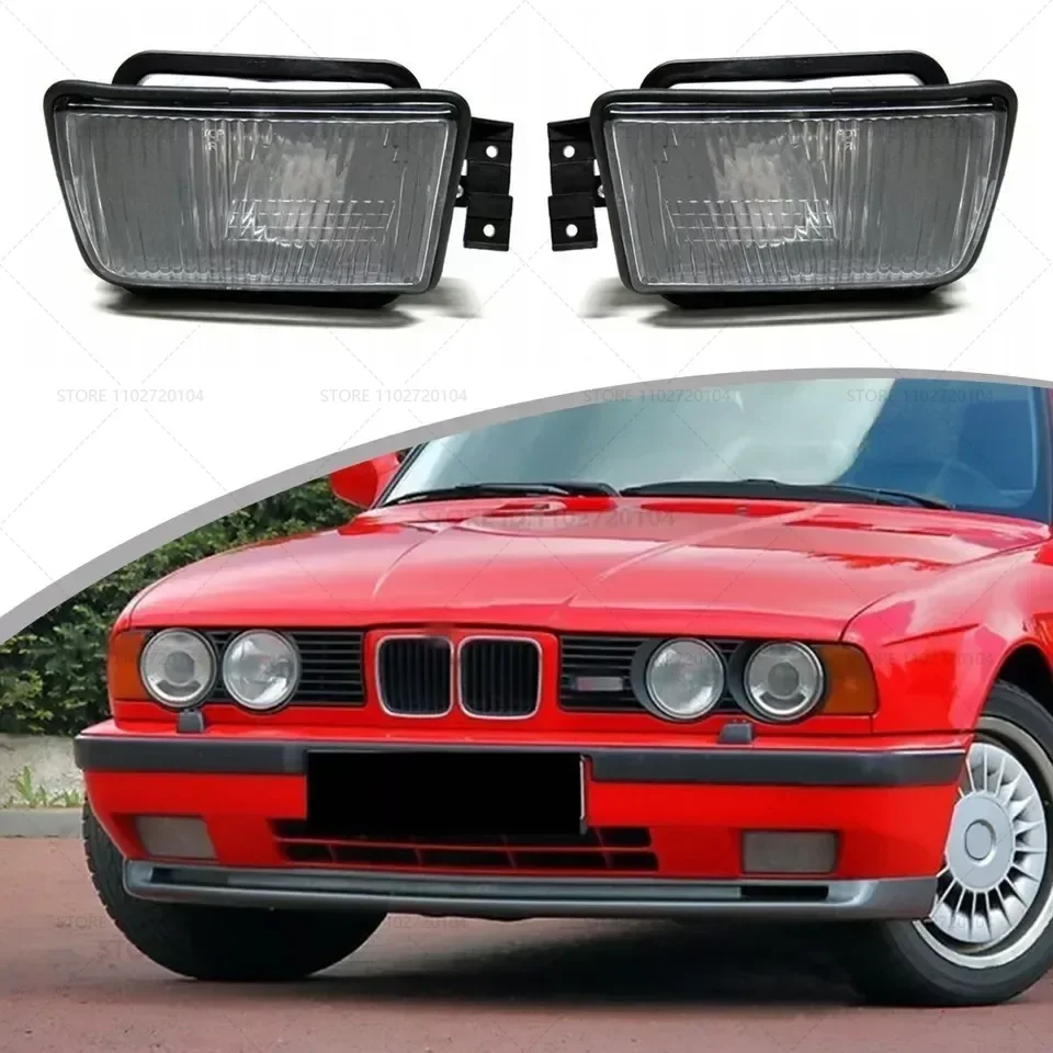 For 1989-1996 BMW 525i 530i 535i 540i M5 (E34) Fog Light Lamp Cover (Without Bulb) 63178360941 63178360942 view 4