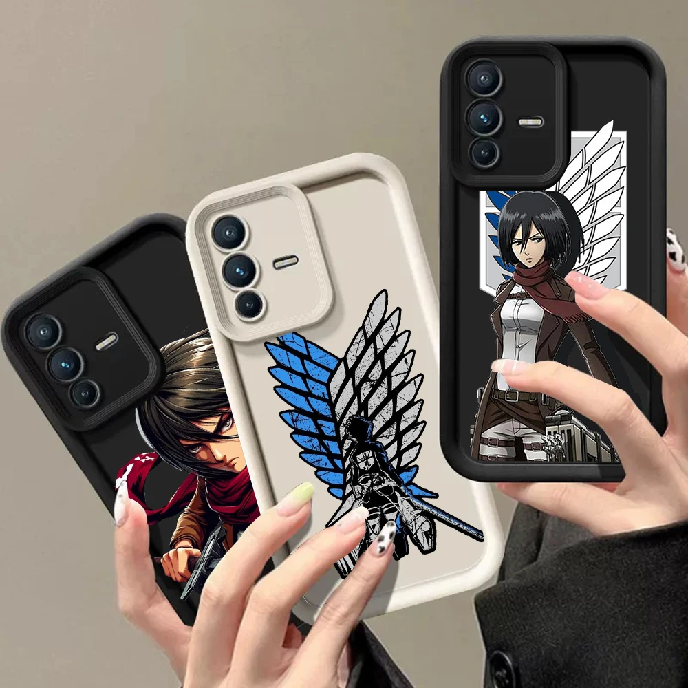 JR-14 Attack on Titan Case For OPPO Reno 8 8T10 11 A98 A77 A77S A60 A58 A17 A17K A76 A16 A16KA94 A15 A15S A73 Find X3Pro Plus