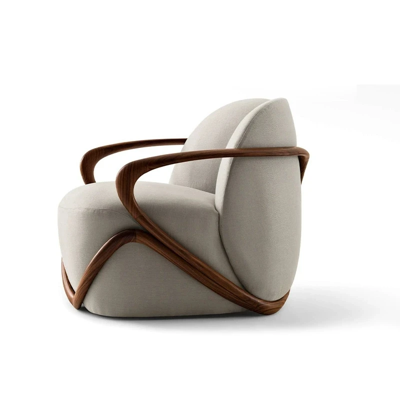 

High quality luxury single sofa armchair handmade modern living room dining room bedroom contemporary apartment