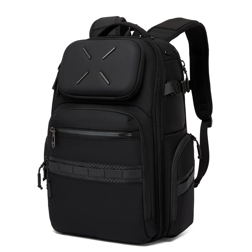 OZUKO Men Waterproof Travel Backpack Large Capacity Commuting Backpack College Student Backpack With Multiple Compartments