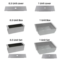 Outdoor Camping IGT Table Accessories Stainless Steel IGT Accessories 0.5 1 Unit Storage Box Cover Portable Folding Table