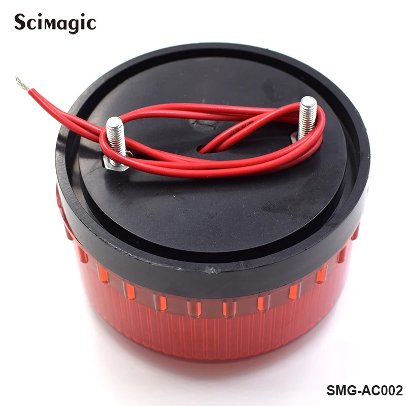 DC 12v 24v Yellow Red Security Alarm Strobe Signal Warning Light LED Lamp Small Flashing Light