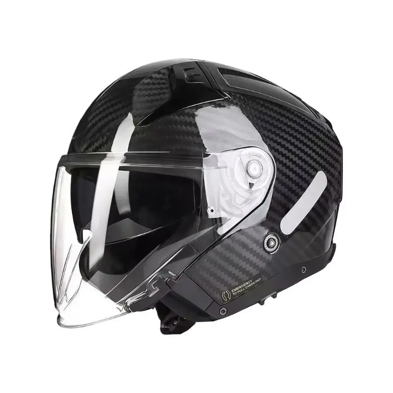Impact Resistance Motorcycle Helmets Visors Lens Make Of Featuring UV Anti Fog Easy Mounting for OF603