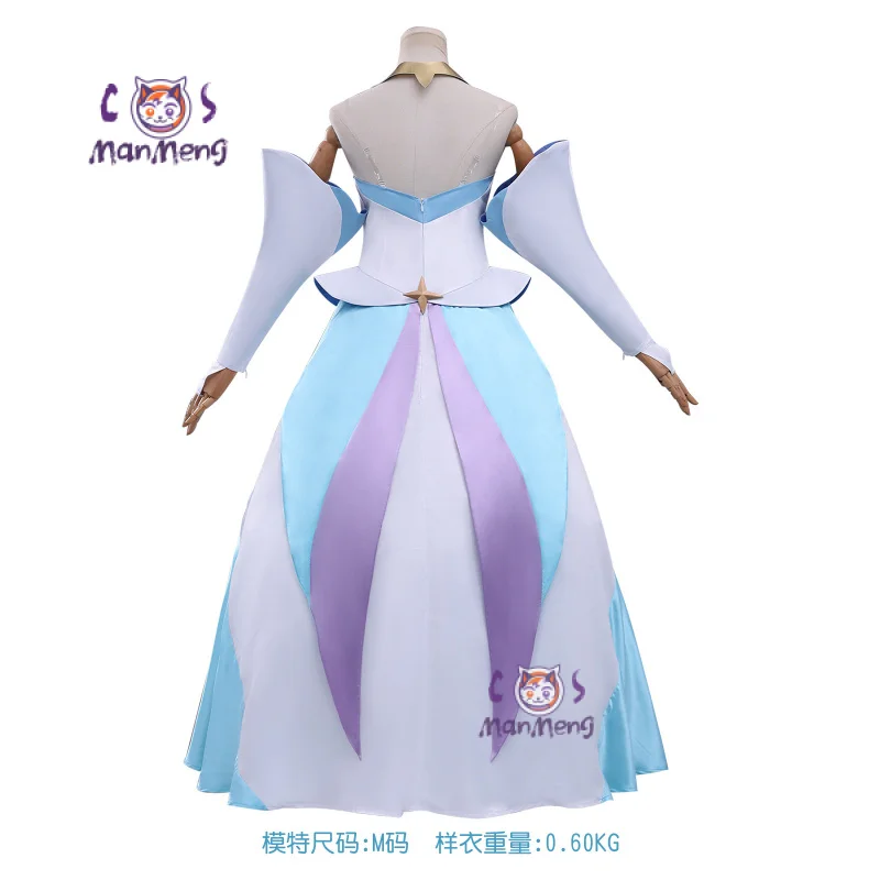 أزياء غينيفير الأميرة التأثيرية أنيمي فرسان غينيفير 2025 فستان نسائي جديد للهالوين كرنفال غينيفير الزي S-XXXL