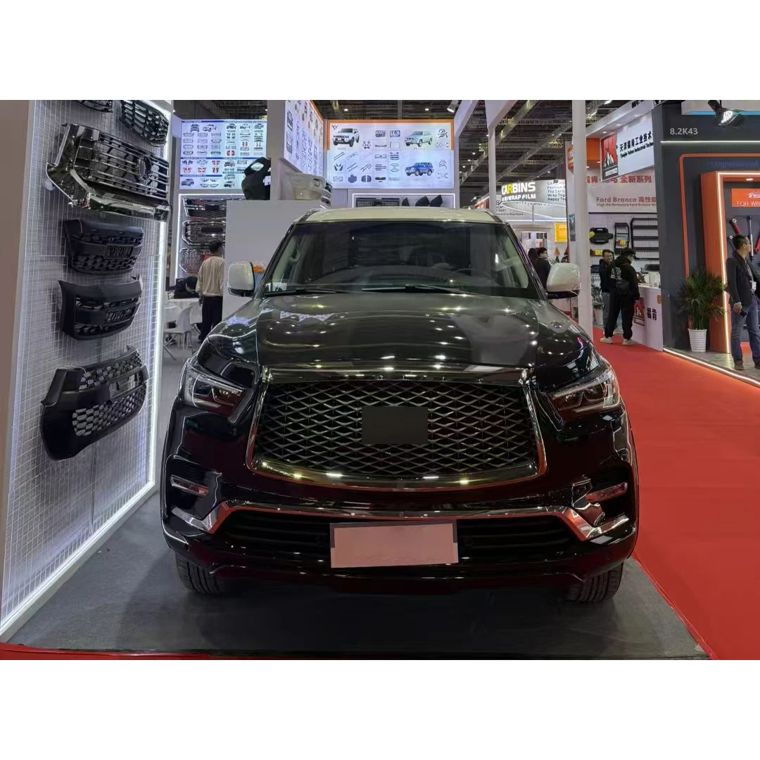 طقم الجسم المصد الأمامي/الخلفي 2010-2019 لنيسان باترول Y62 لإنفينيتي QX56 إلى إنفينيتي QX80 2017 2018 #2