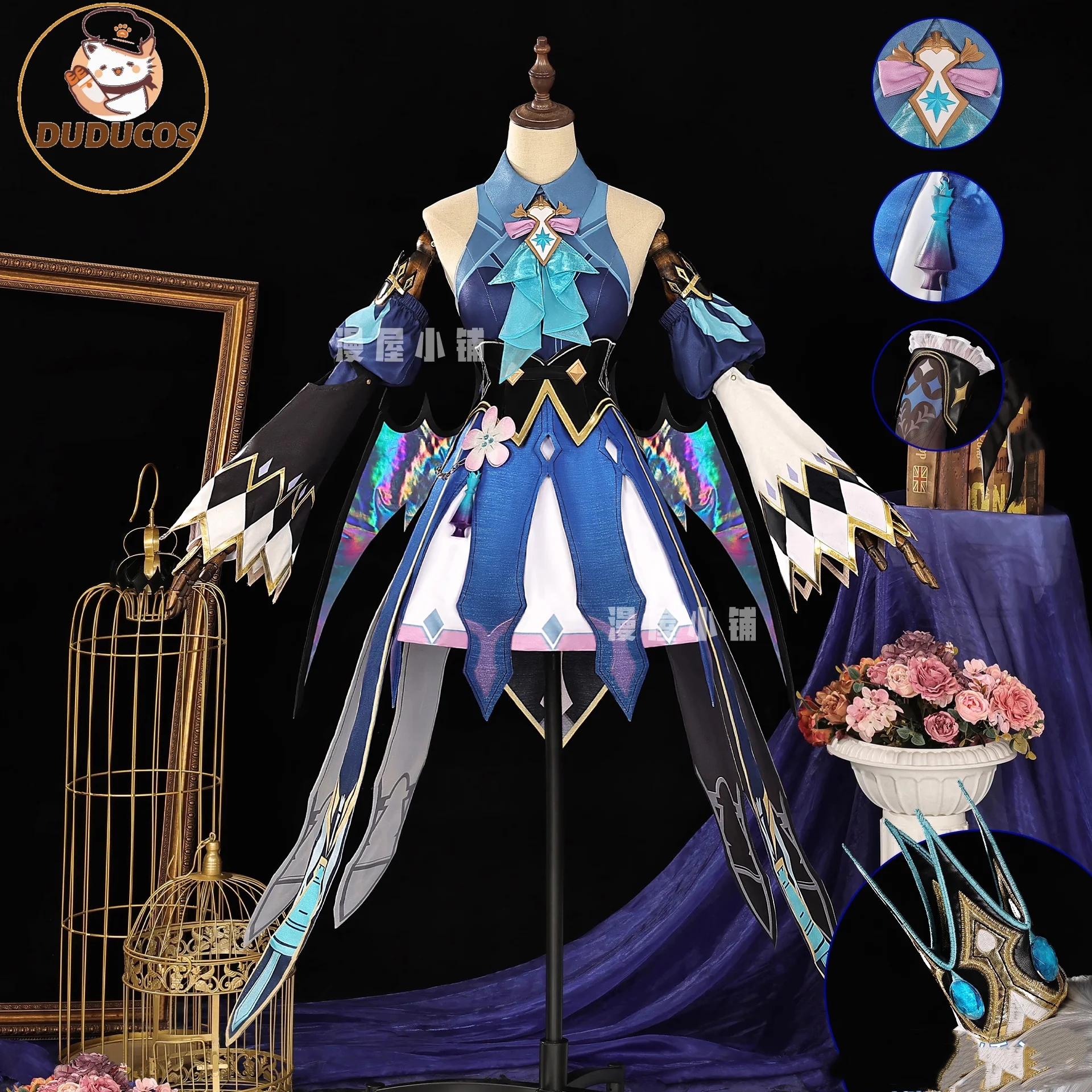 ゲーム Honkai スターレール Cerydra コスプレ衣装チェスマスター君主 Cerydra 女性ドレスハロウィンカーニバルパーティースーツ