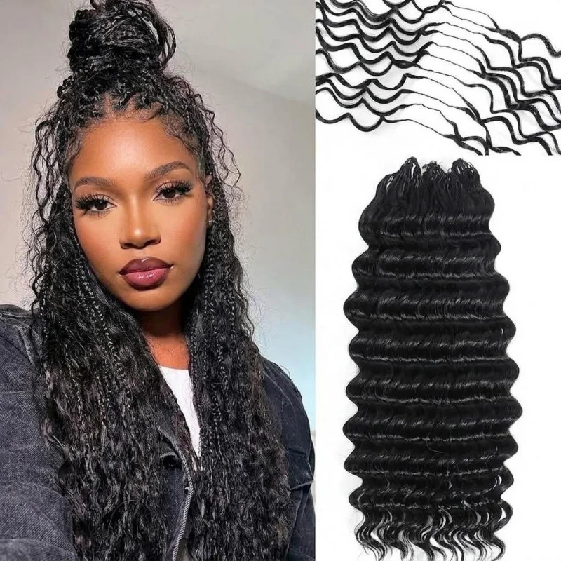 crimson-red-bouncy-wave-synthetic-hair-weft-high-gloss-invisible-extensions-reusable-hair-accessories-for-holiday-beauty