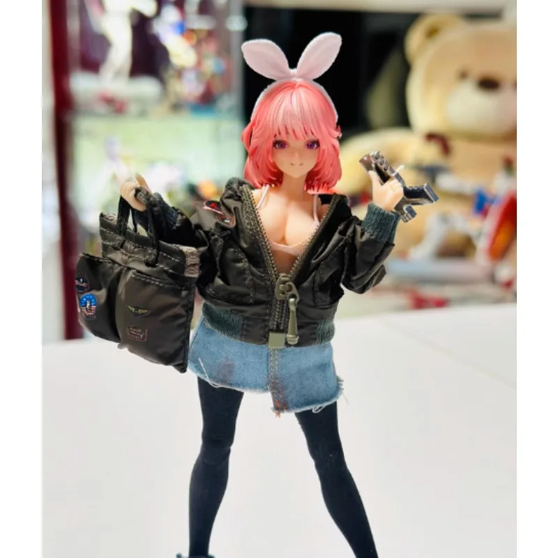 HASUKI CS007 CS009 1/12 Scale Female Soldier Down Jacket Down-Filled Garment Clothes Model Fit 6'' Action Figure Body