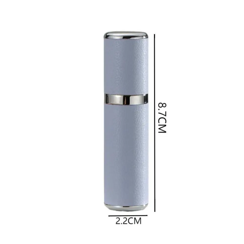 5ml Portable Perfume Split Bottle Upscale Refillable Ultral Fine Mist Spray Bottle Leather Perfume Atomizer Travel