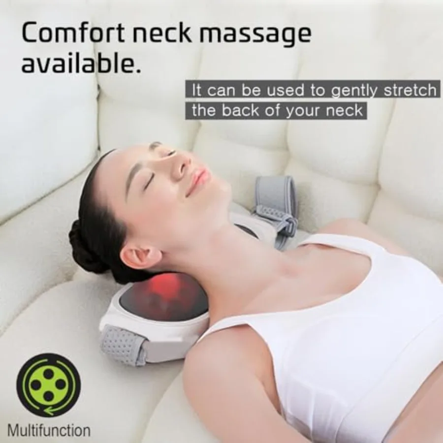 Elektryczny masażer brzucha do relaksacji i komfortu, łagodzący masaż na nadmuchiwany brzuch i zaparcia, wyszczuplający W