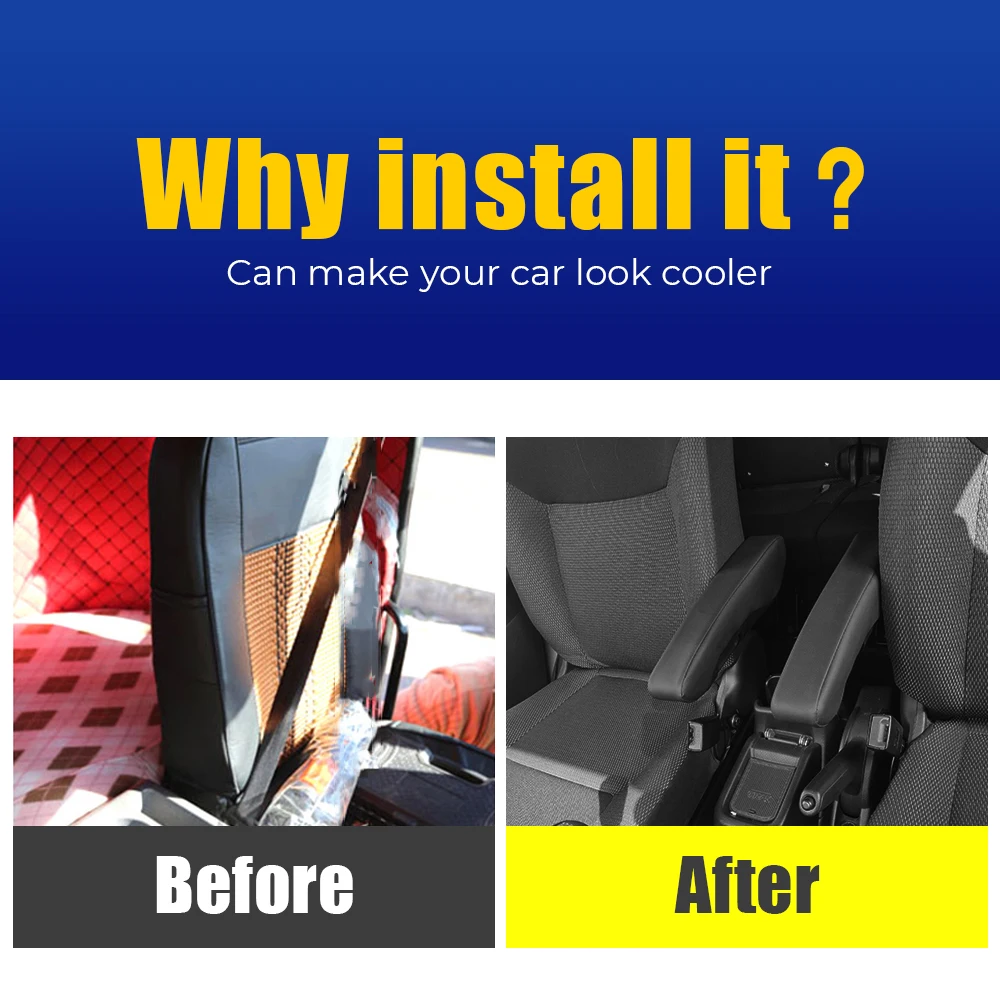 Uniwersalny podłokietnik samochodowy do ciężarówki, przyczepy kempingowej, kampera, lewy/prawy, regulowany, wspornik łokcia, konsola środkowa.