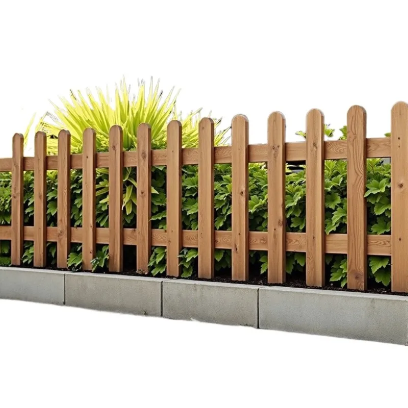 

Antiseptic wood fence fence decoration landscaping school garden outdoor country fence solid wood flower bed