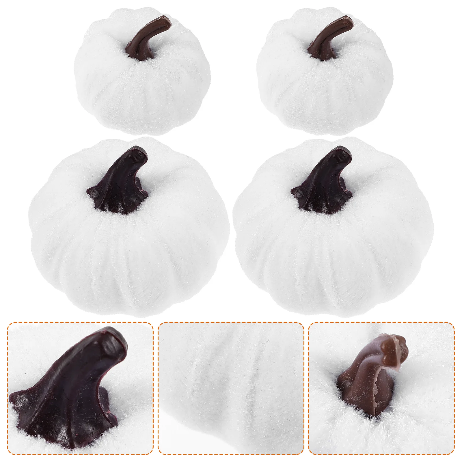 

8 Pcs Halloween Pumpkin Props Foam Decorations Centerpiece Artificial Decorate Unforgettable Simulation