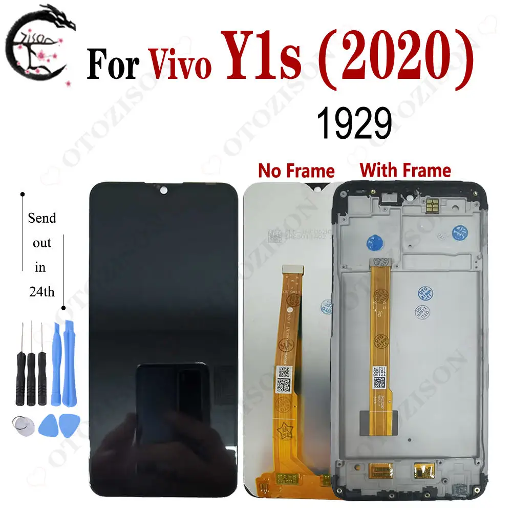 Y1s 1929 ЖК-дисплей с рамкой для Vivo Y1s 2020 ЖК-дисплей Сенсорный экран Дигитайзер Сенсор в сборе Замена для Vivo Y1s Запчасти для ЖК-дисплея Y1s 1929 ЖК-дисплей с рамкой для Vivo Y1s 2020 ЖК-дисплей Сенсорный экран Дигитайзер Сенсор в сборе Замена для Vivo Y1s Запчасти для ЖК-дисплея