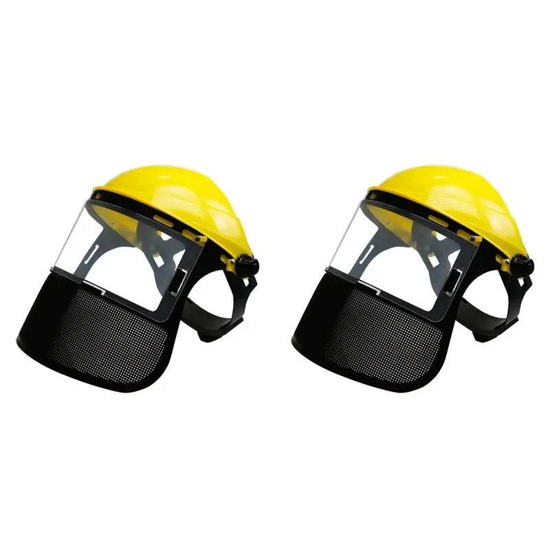 

ABUL-2X Garden Wire Mesh Protective Face Mask With Full Safety Protective Garden Face Trimmer Safety Hat B