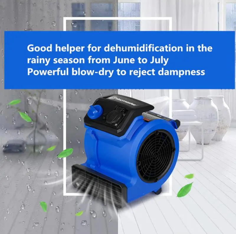 220V Dryer household and business dual-purpose floor blower toilet floor dehumidification blow-dry carpet floor ventilator