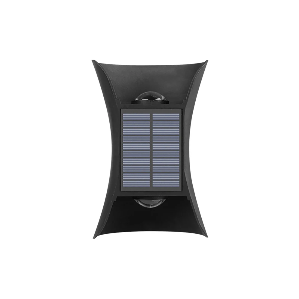 Impermeável LED Solar Lâmpada de parede, IP65, ao ar livre, jardim, quintal, cerca, Decor Lâmpadas, Bateria de lítio, 3 anos de garantia