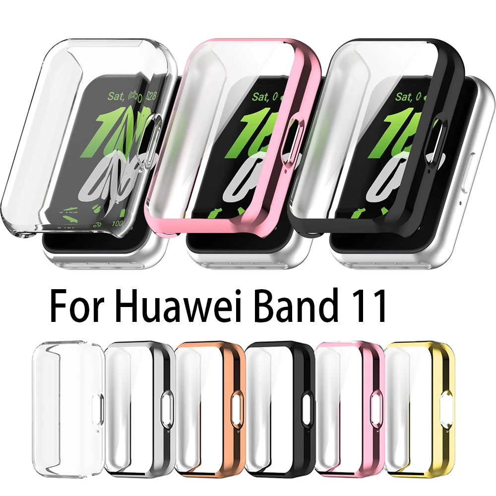 Защитный чехол BEHAU для Huawei Band11, умный сменный защитный чехол из ТПУ для Huawei Band 11, аксессуары для браслетов