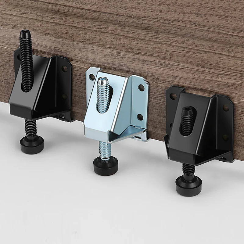 4PCS Heavy Duty Furniture Wardrobe Adjustable Level Foot Screws Uneven Floor Cabinet Anti Slip Foot Pads Up Down High Low Tables