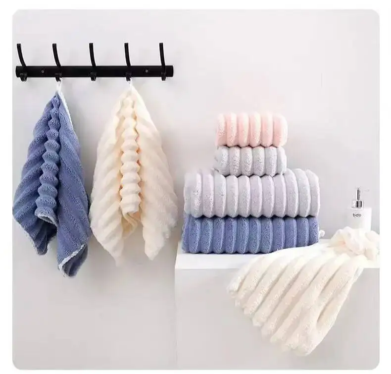

Large thick Adult Face Bath Towel Coral Fleece Absorbent absorbent and quick-drying multifunctional Bath Towel Microfibre Towels
