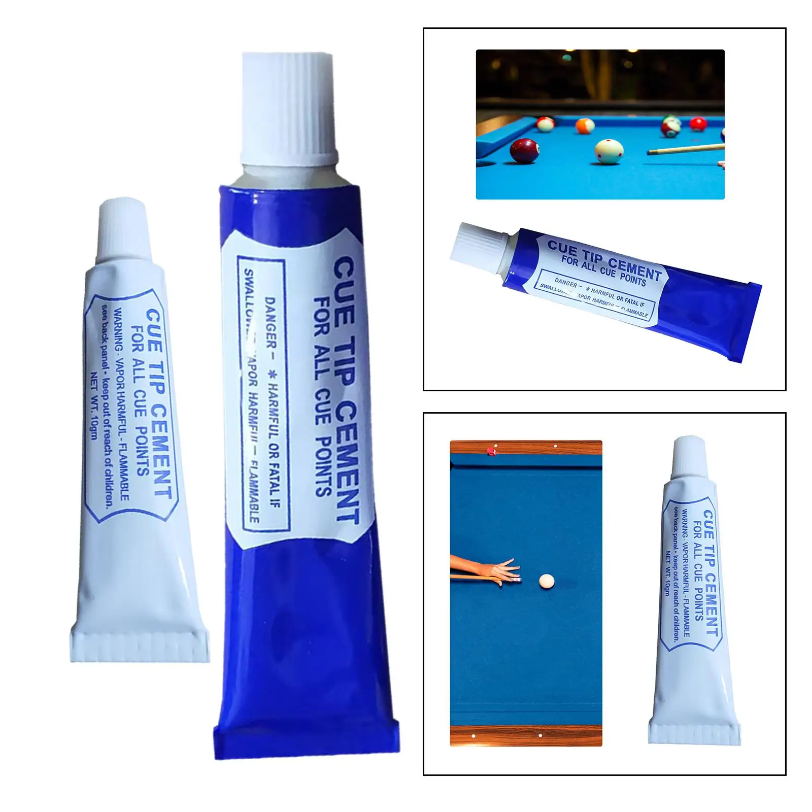 

Glue for Pool Cue Tips Clear Glue Easy to Apply Filling Liquid Glue Fast Drying Pool Cue Maintenance Snooker Cue Accessories