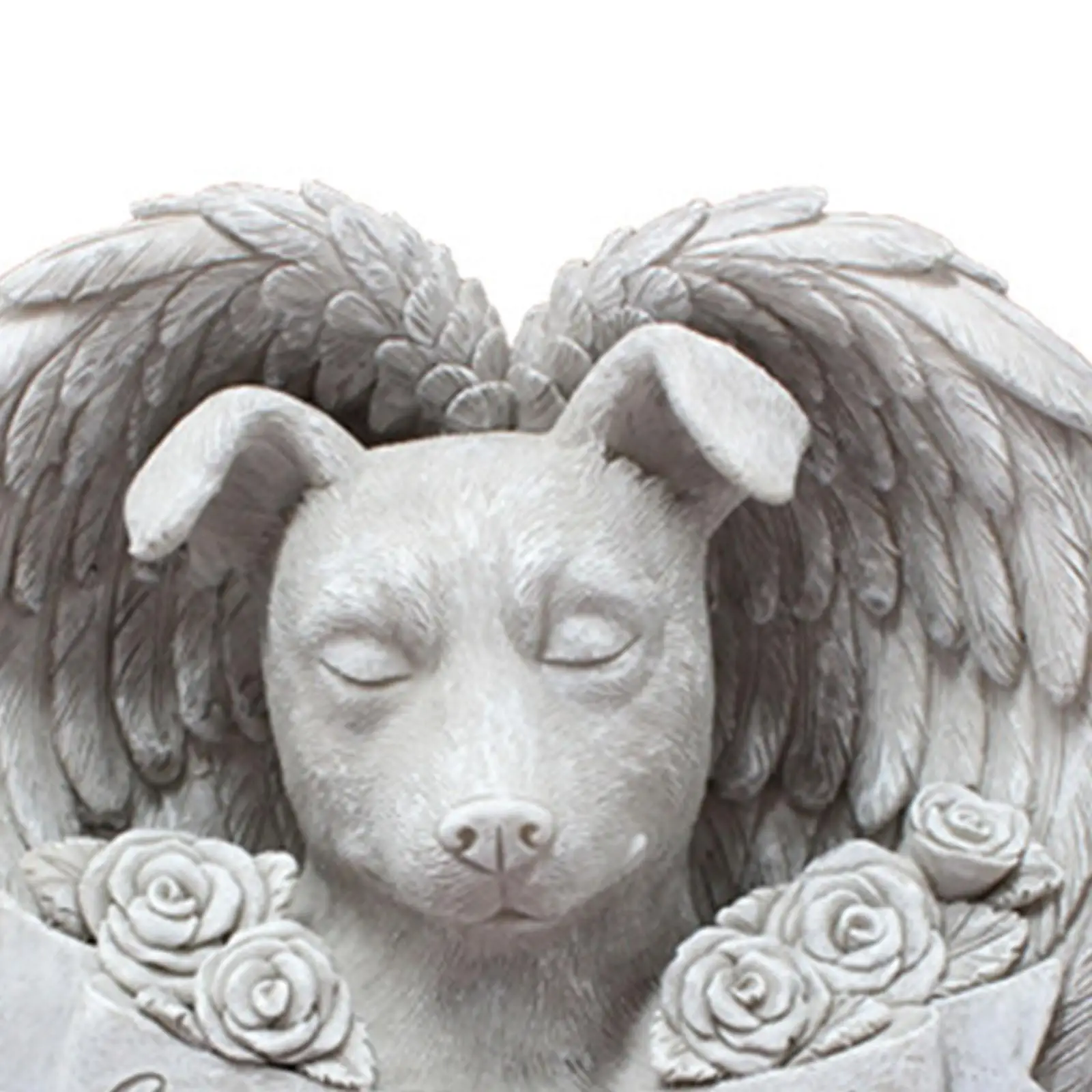 Angel Pet Memorial Standbeeld Pet Lost Sympathy Gift Dog Grave Marker voor tuin